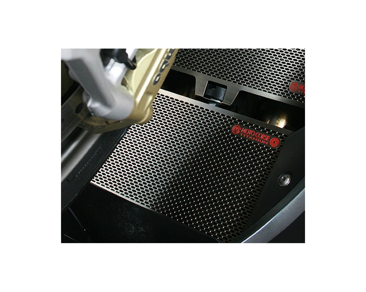 Titanium oil radiator protector screen
