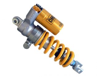 Ohlins TTX rear shock with racing hydraulic spring preload