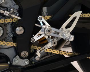 Machined from solid complete riding adjustable footpegs kit