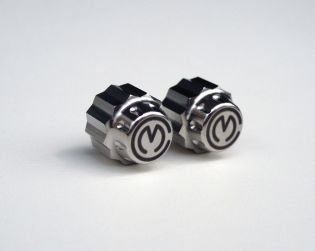 Pair Titanium valves caps kit for rims