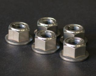Titanium rear sprocket nuts kit