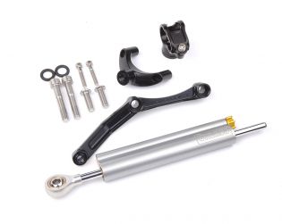 Complete Ohlins steering damper + Motocorse mounting kit