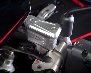 Machined from solid Brake and Clutch oil reservoirs kit for Brembo radial racing pumps