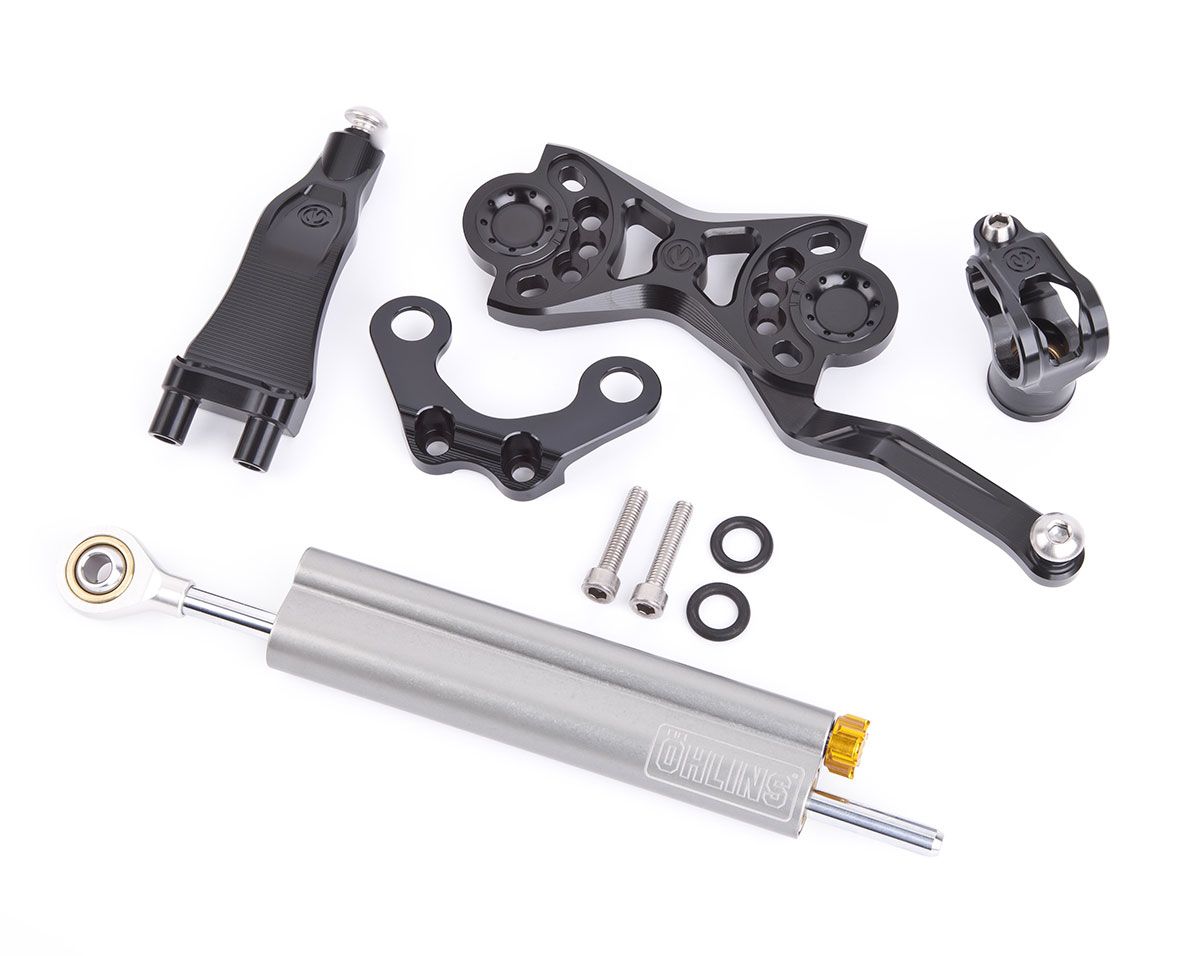 Complete Ohlins steering damper kit Dragster 800 RR / RC / LH44