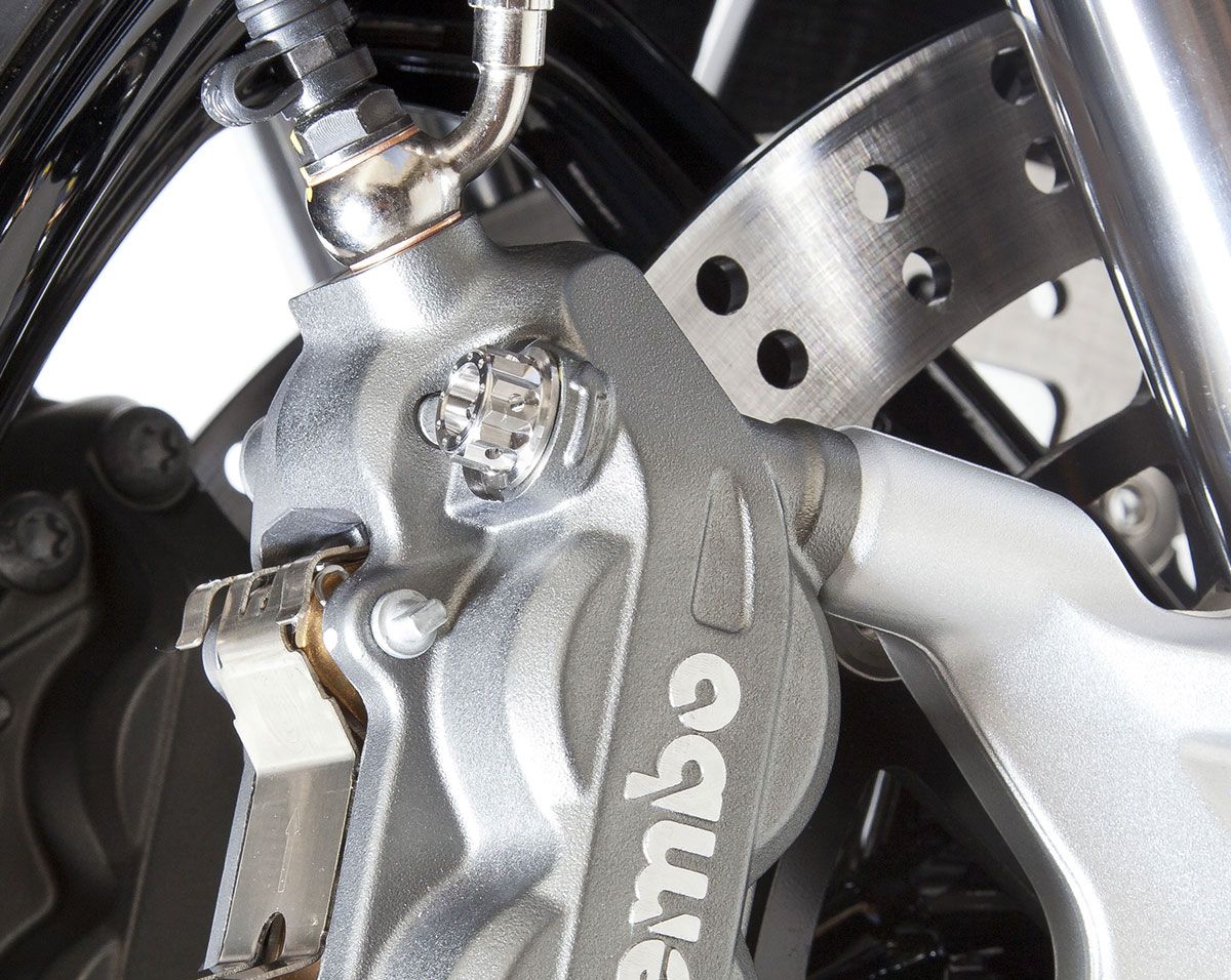 screws4bikes Titan Front Brake Caliper Screw Kit 2-Piece Black 04-20 S