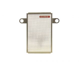 Titanium oil radiator protection screen