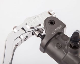 Motocorse clutch folding lever for Brembo racing master cylinder RCS 16/18