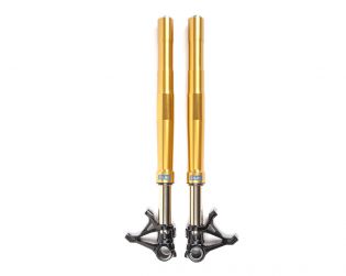 Ohlins front forks kit with Motocorse caliper radial mounts "SBK style"