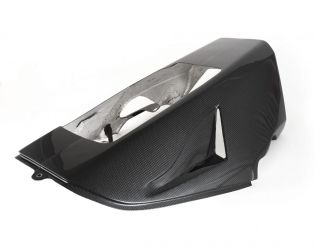 Bellypan for Akrapovic underseat exhaust