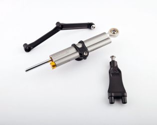 Complete Ohlins steering damper kit (with linear damper and support)