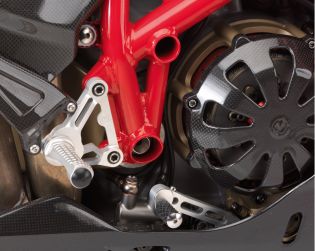 Machined from solid complete riding adjustable footpegs kit