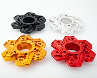 Machined from solid Alluminium sprocket carrier