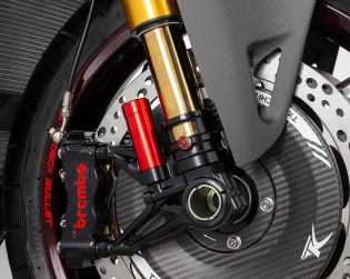 Kit attacchi radiali "GP Style" Motocorse per forcelle Ohlins pressurizzate 100mm