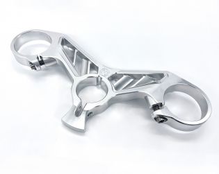 Billet Aluminium steering top triple yoke Panigale V2 - Ohlins Racing 52mm. front forks