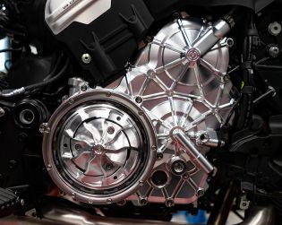 Carter motore destro in alluminio con viti in titanio - Panigale V4