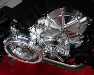 Carter motore destro in alluminio con viti in titanio - Streetfighter V4