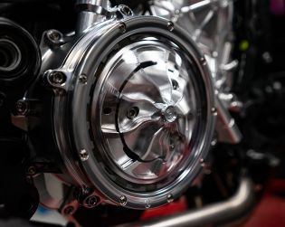 Aluminum oil clutch pressure plate Ducati V4