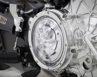 Aluminum oil clutch cover frame for Motocorse clear clutch cover 102110046 - Ducati V4