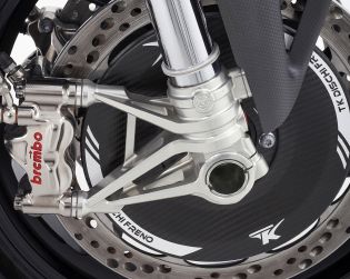Showa front forks 100mm. caliper radial mounts Motocorse "SBK style"
