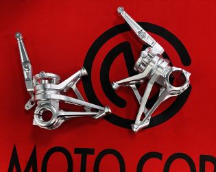 Ohlins front forks 100mm. caliper radial mounts Motocorse "SBK style" Ducati Multistrada V4
